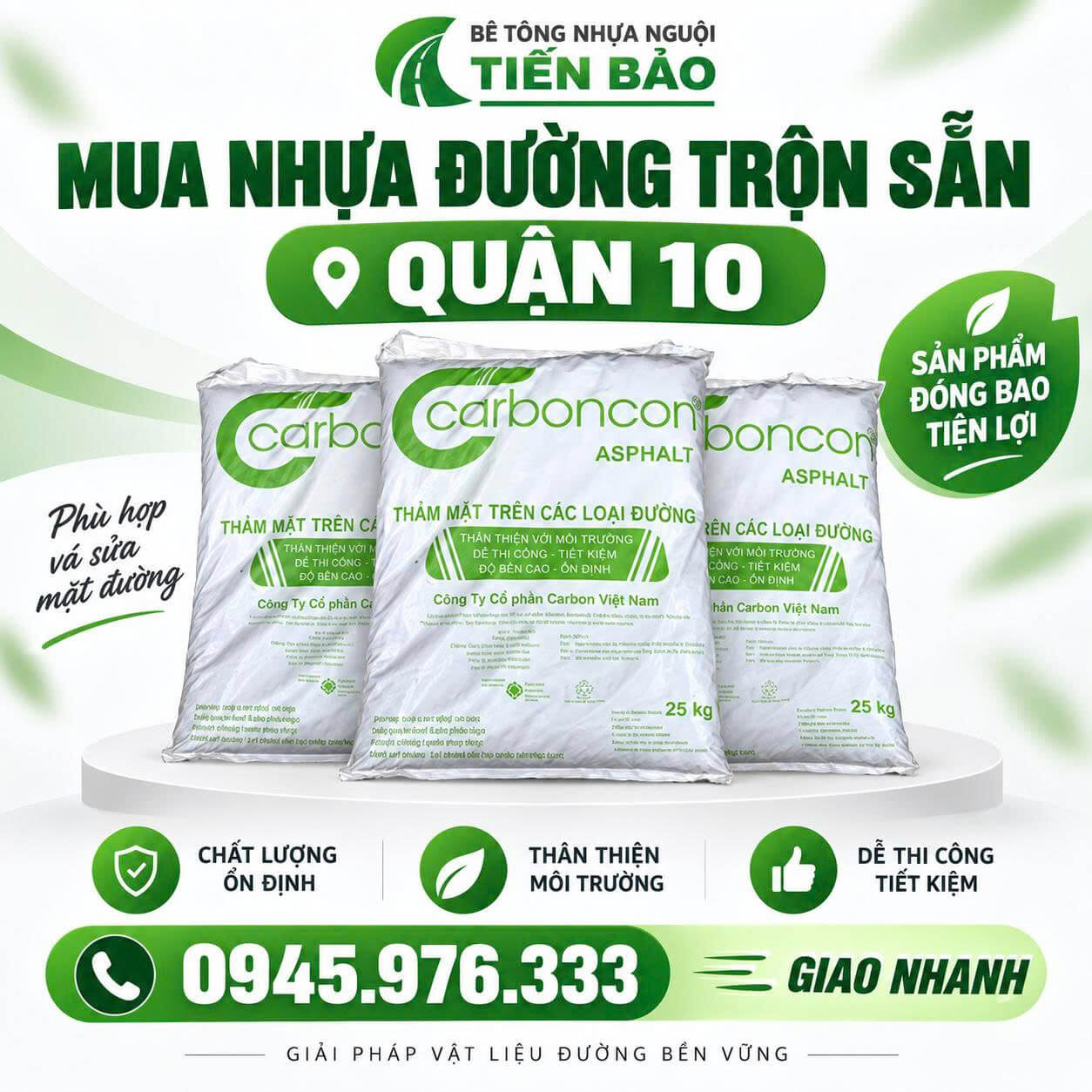 Mua Nhựa Đường Trộn Sẵn Tại Quận 10