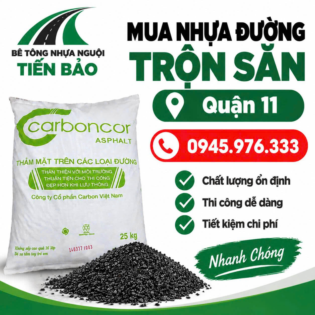Mua Nhựa Đường Trộn Sẵn Tại Quận 11