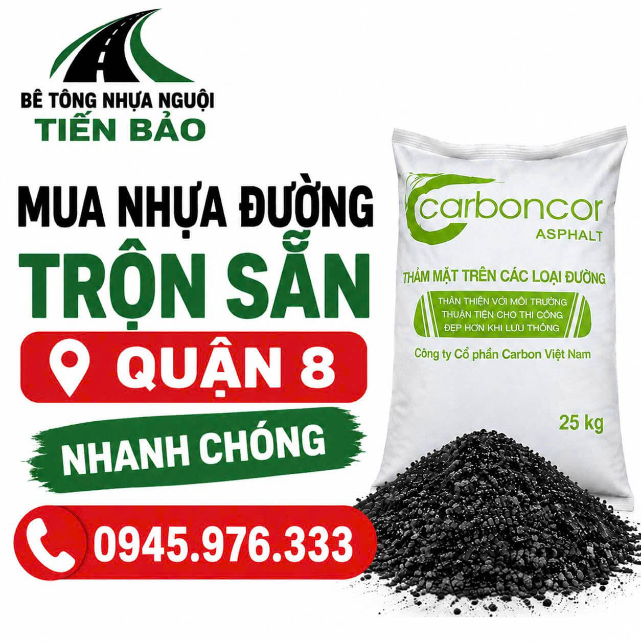 Mua Nhựa Đường Trộn Sẵn Tại Quận 8