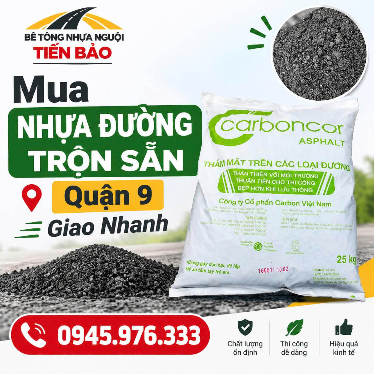 Mua Nhựa Đường Trộn Sẵn Tại Quận 9