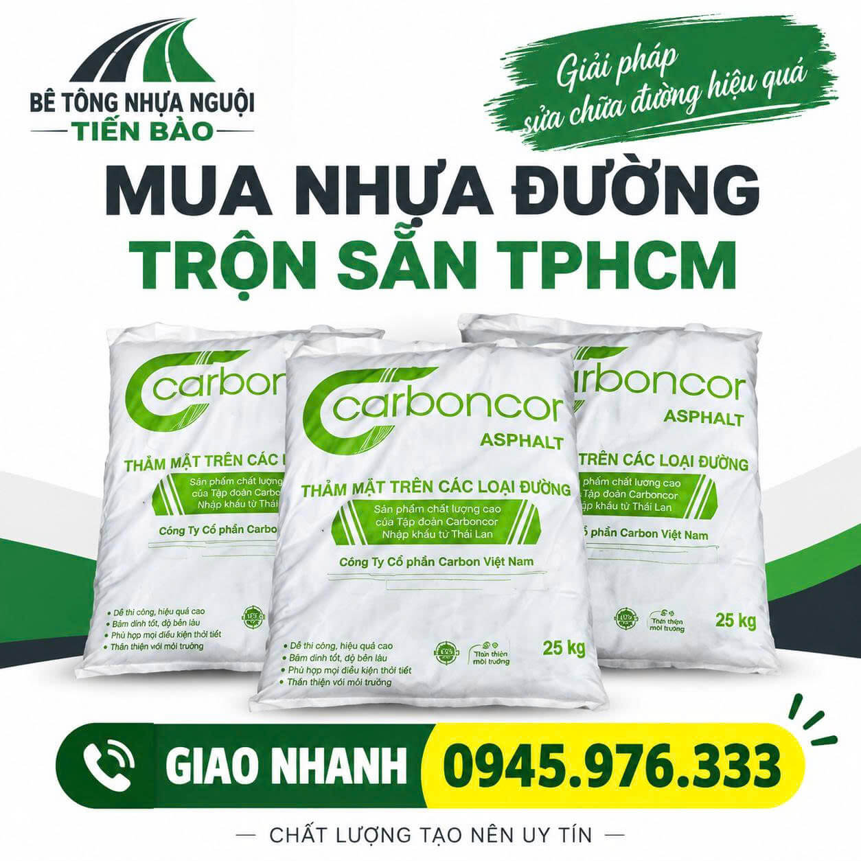 Mua Nhựa Đường Trộn Sẵn Tại TPHCM
