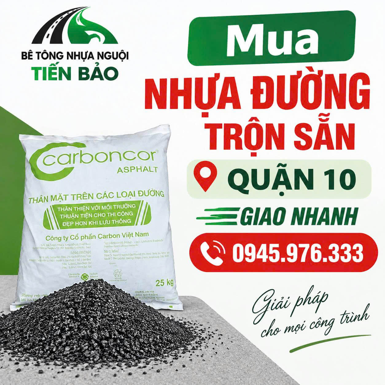 Mua Nhựa Đường Trộn Sẵn ở Quận 10