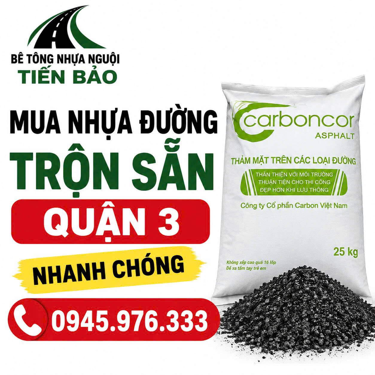 Mua Nhựa Đường Trộn Sẵn ở Quận 3