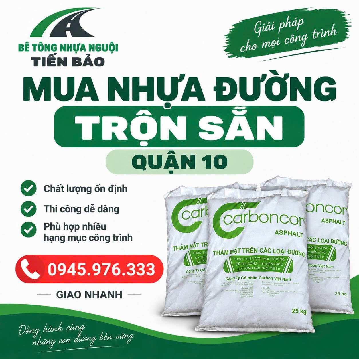 Mua Nhựa Đường Trộn Sẵn ở tại Quận 10