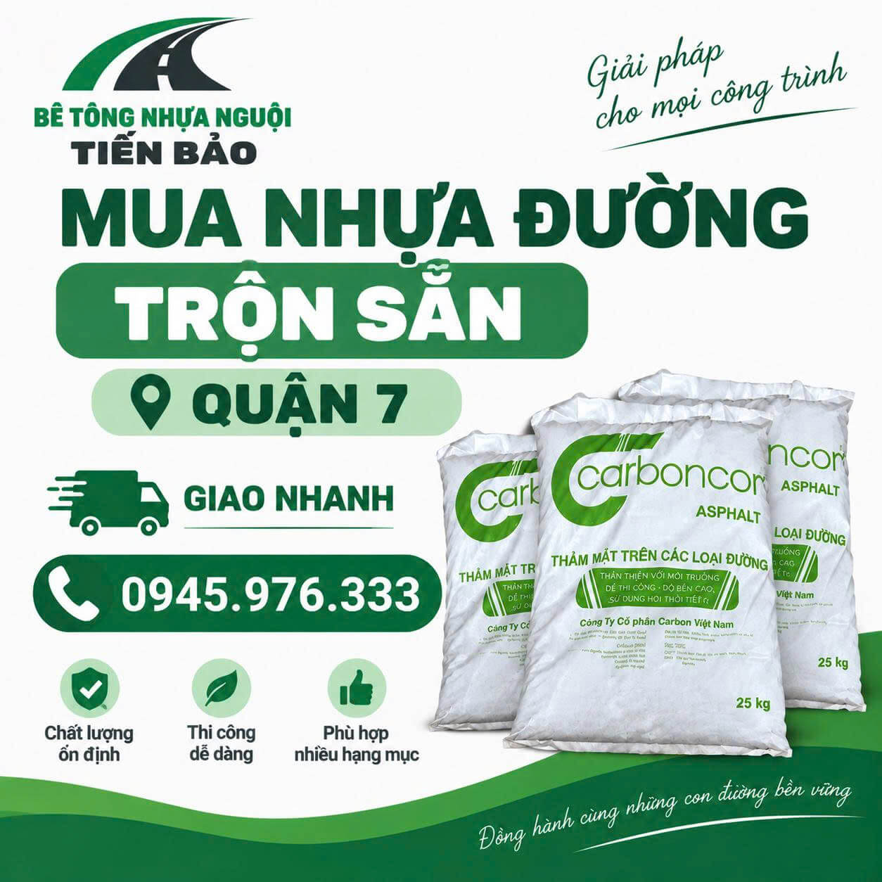 Mua Nhựa Đường Trộn Sẵn ở tại Quận 7