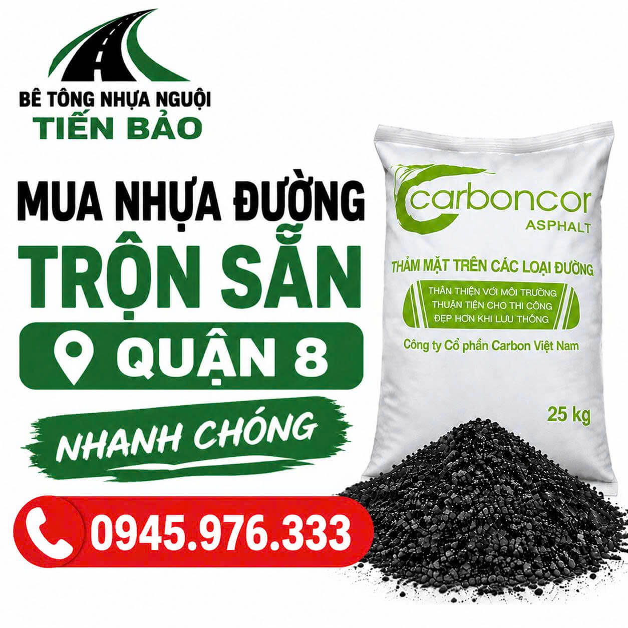 Mua Nhựa Đường Trộn Sẵn ở tại Quận 8