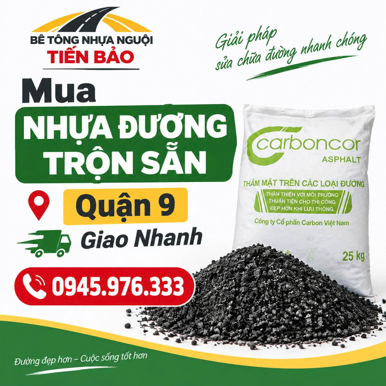 Mua Nhựa Đường Trộn Sẵn ở tại Quận 9
