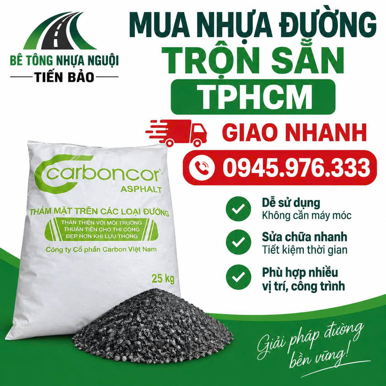 Mua Nhựa Đường Trộn Sẵn ở tại TPHCM