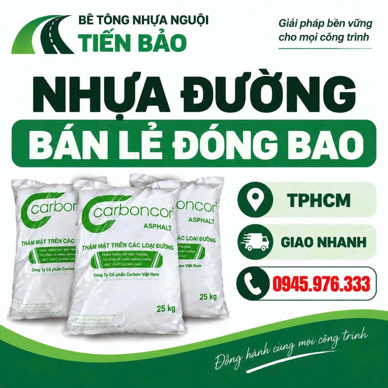 Nhựa Đường Bán Lẻ Đóng Bao Tại TPHCM