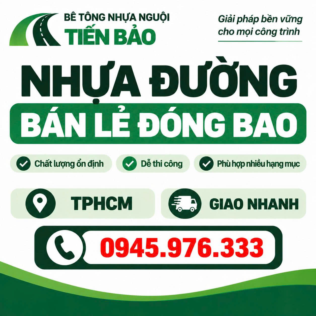 Nhựa Đường Bán Lẻ Đóng Bao ở TPHCM