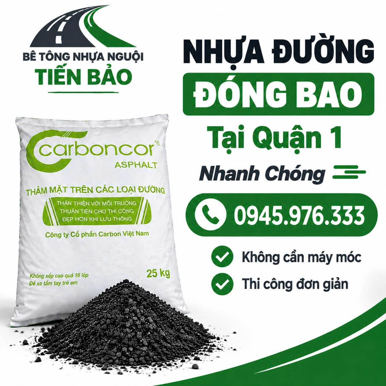 Nhựa Đường Đóng Bao Quận 1