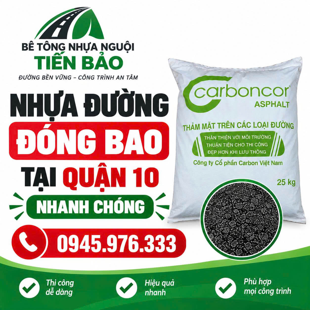 Nhựa Đường Đóng Bao Quận 10