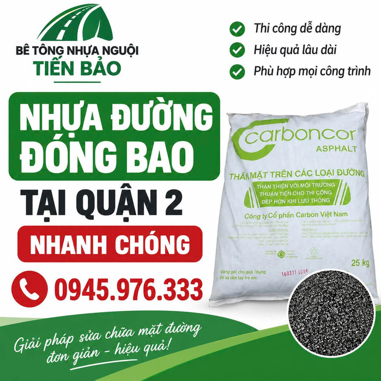 Nhựa Đường Đóng Bao Quận 2