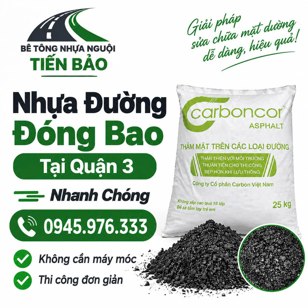 Nhựa Đường Đóng Bao Quận 3