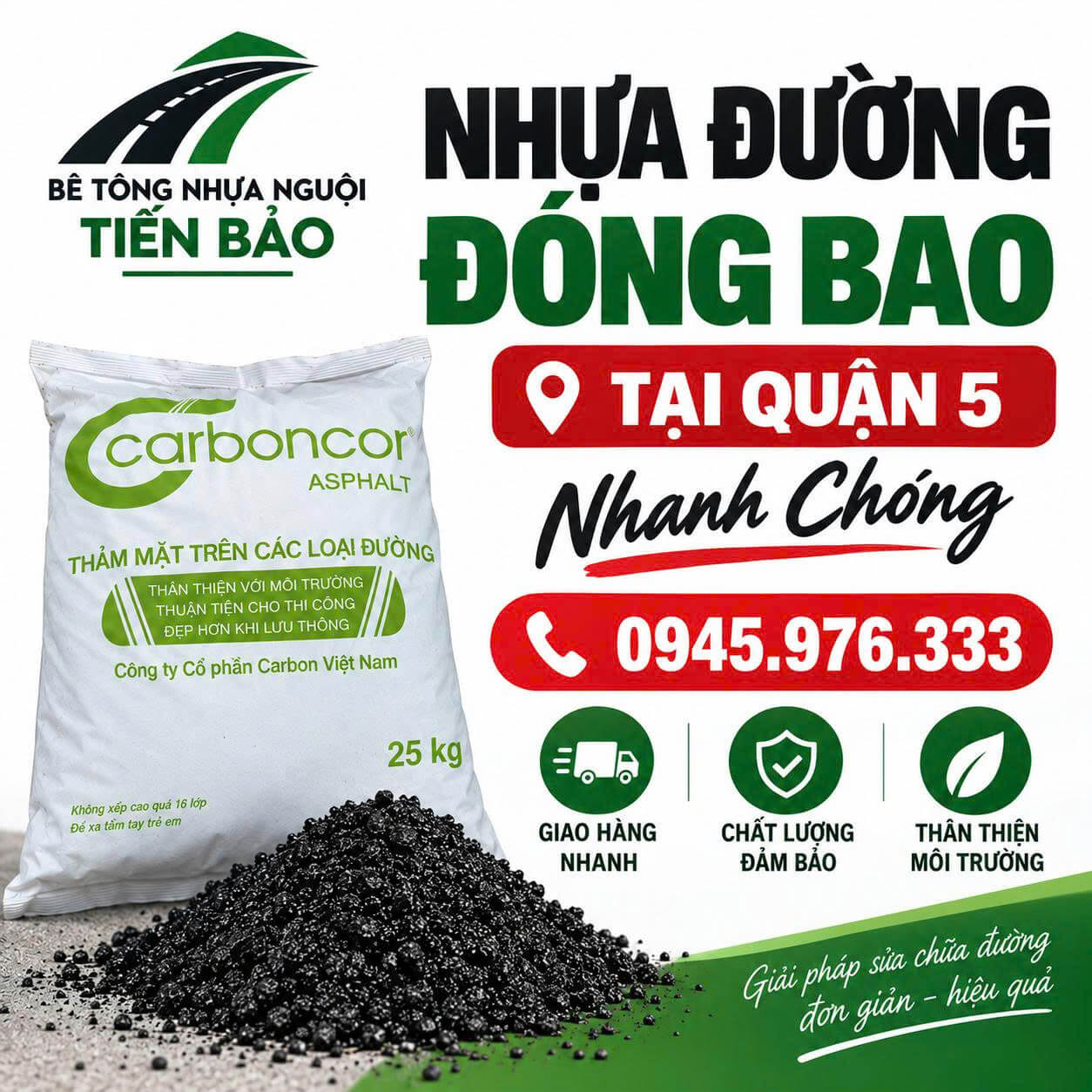 Nhựa Đường Đóng Bao Quận 5 Uy Tín