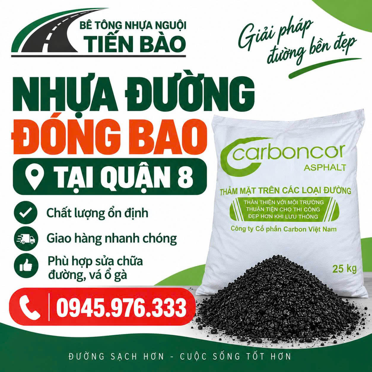 Nhựa Đường Đóng Bao Quận 8