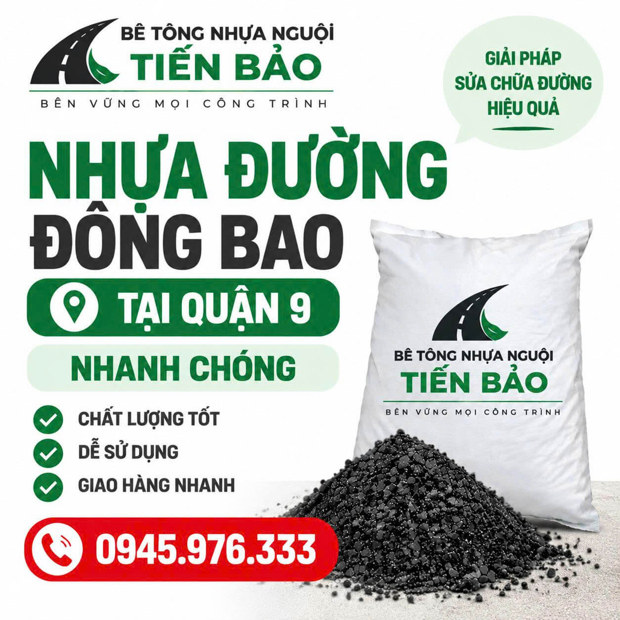 Nhựa Đường Đóng Bao Quận 9