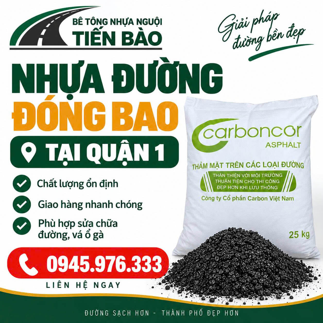 Nhựa Đường Đóng Bao Tại Quận 1