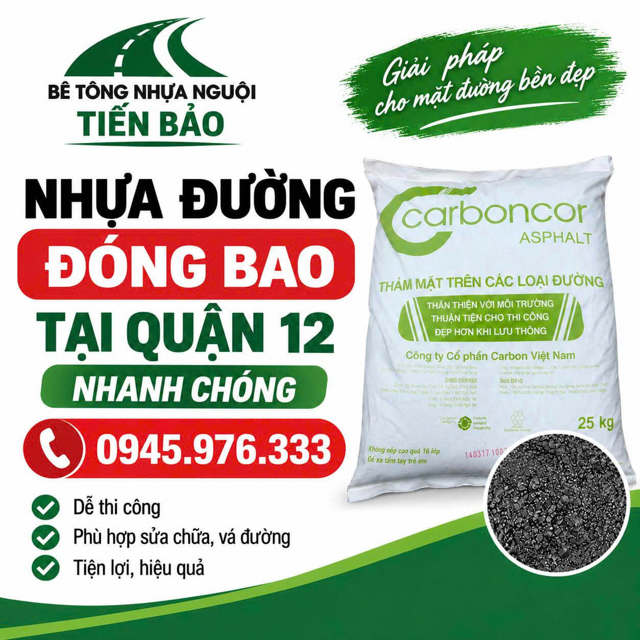 Nhựa Đường Đóng Bao Tại Quận 12