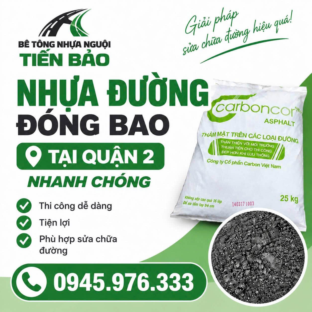 Nhựa Đường Đóng Bao Tại Quận 2