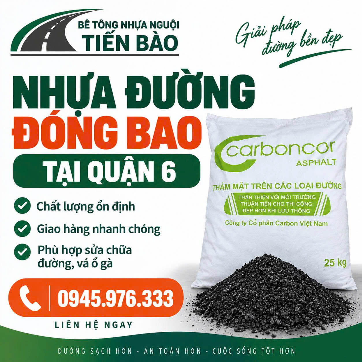 Nhựa Đường Đóng Bao Tại Quận 6
