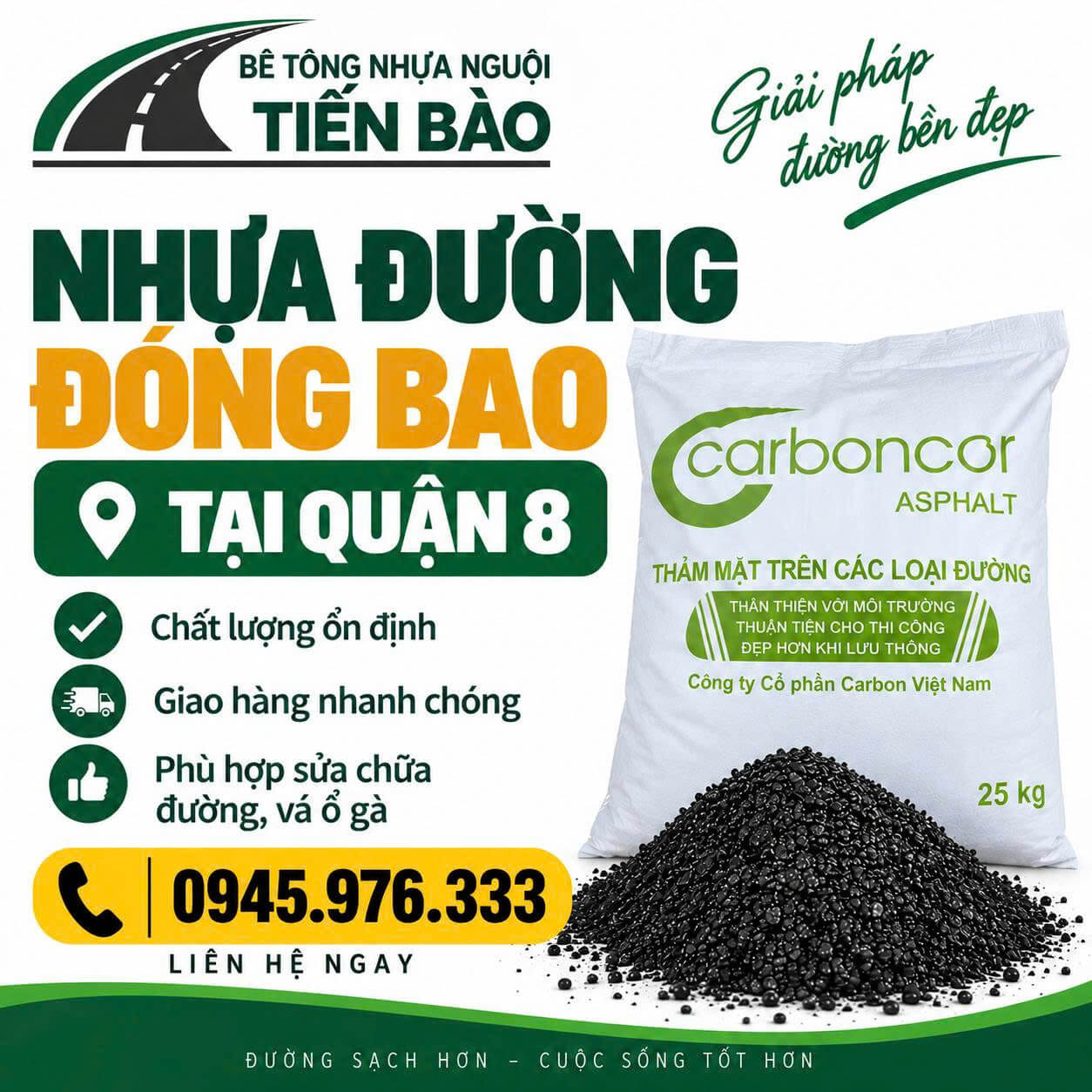 Nhựa Đường Đóng Bao Tại Quận 8