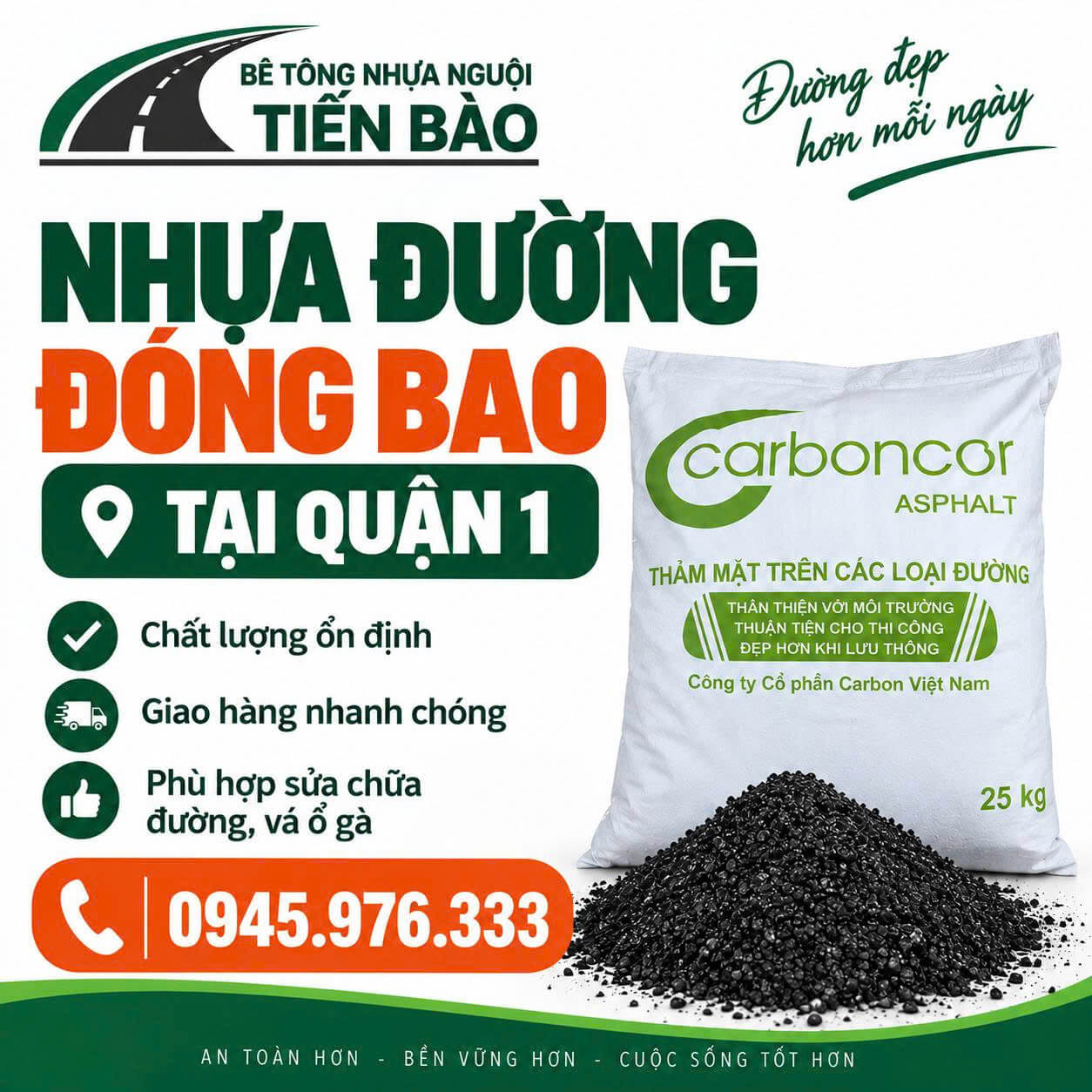 Nhựa Đường Đóng Bao ở Quận 1
