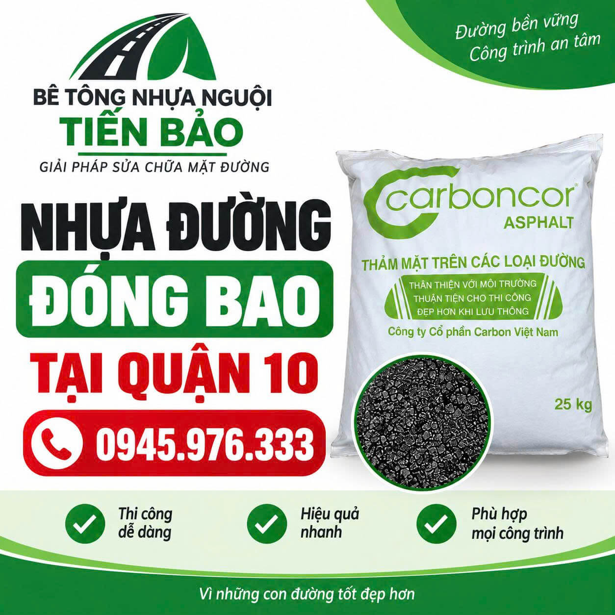 Nhựa Đường Đóng Bao ở Quận 10