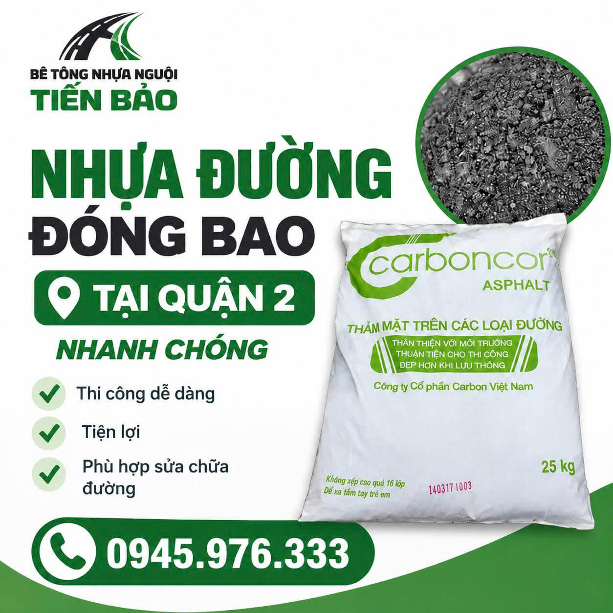 Nhựa Đường Đóng Bao ở Quận 2