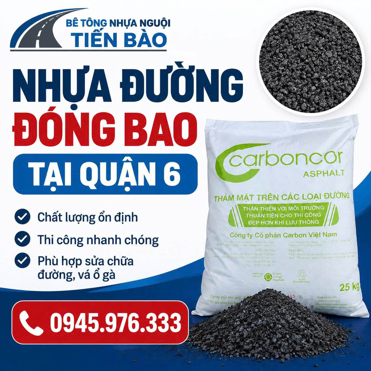 Nhựa Đường Đóng Bao ở Quận 6