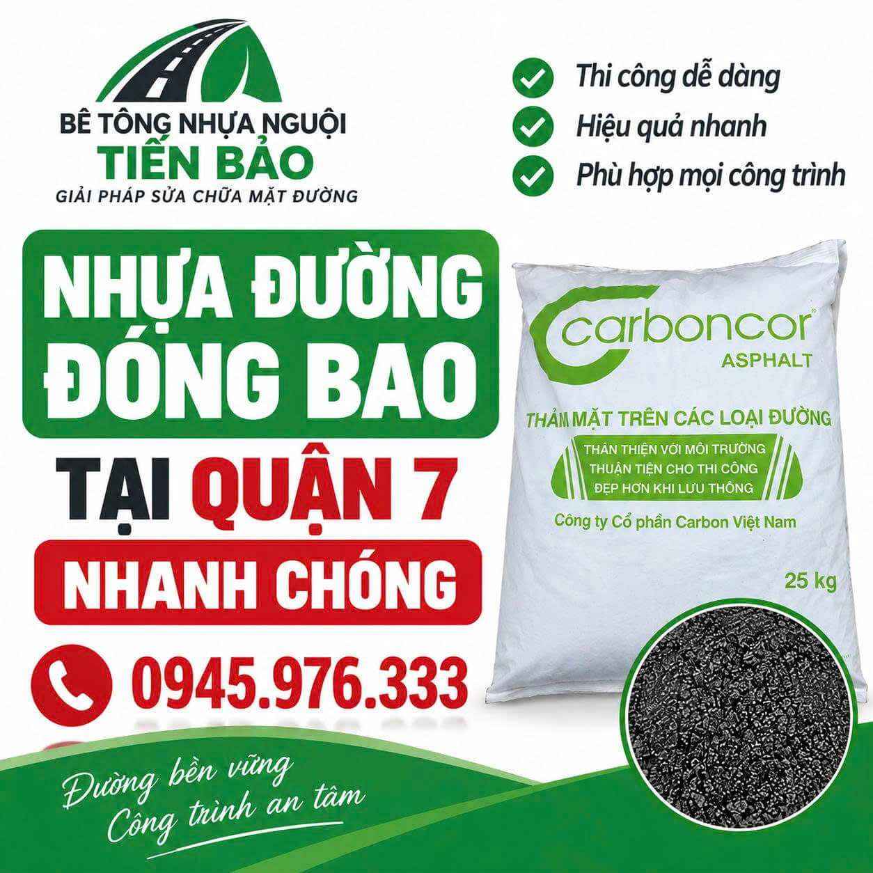 Nhựa Đường Đóng Bao ở Quận 7
