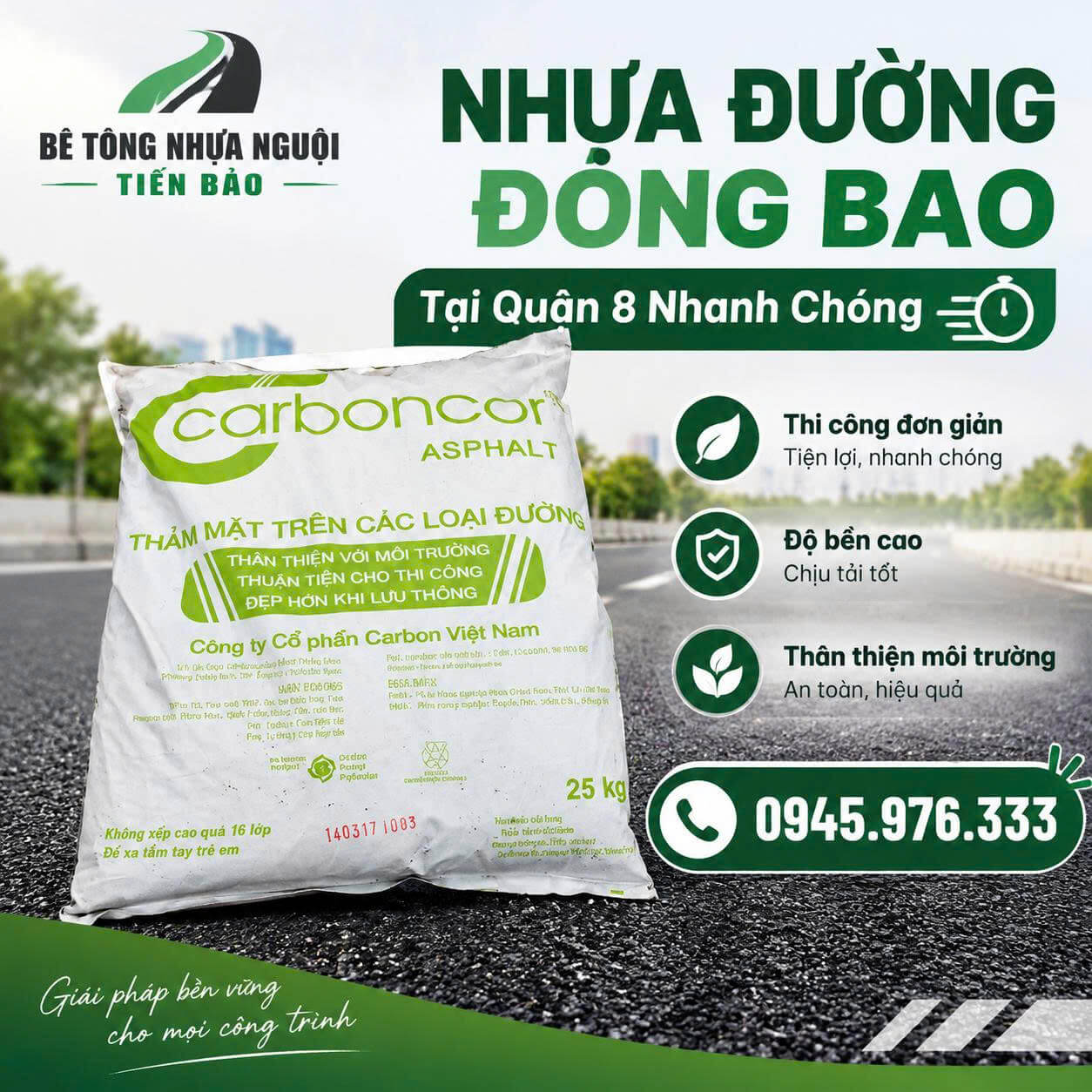 Nhựa Đường Đóng Bao ở Quận 8