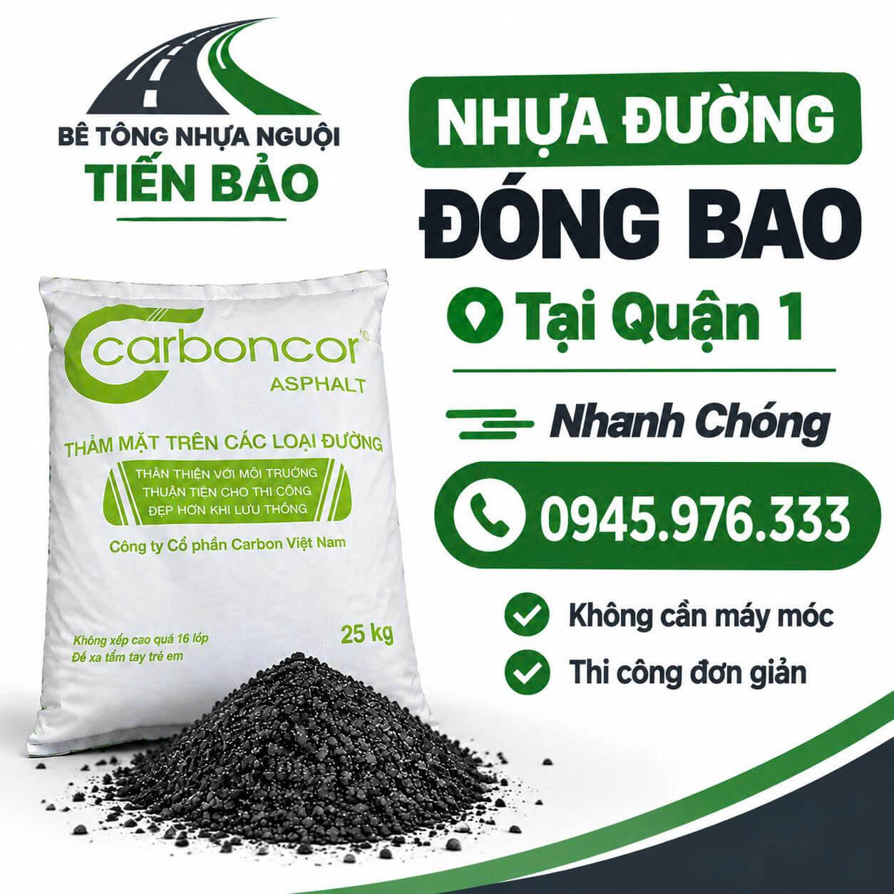 Nhựa Đường Đóng Bao ở Tại Quận 1