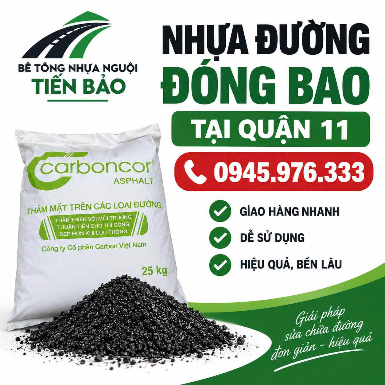 Nhựa Đường Đóng Bao ở Tại Quận 11