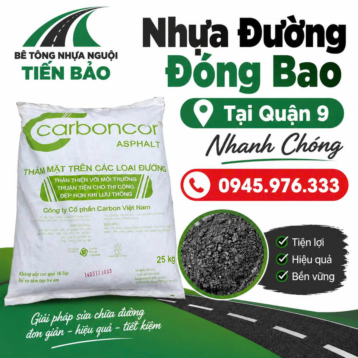 Nhựa Đường Đóng Bao ở Tại Quận 9