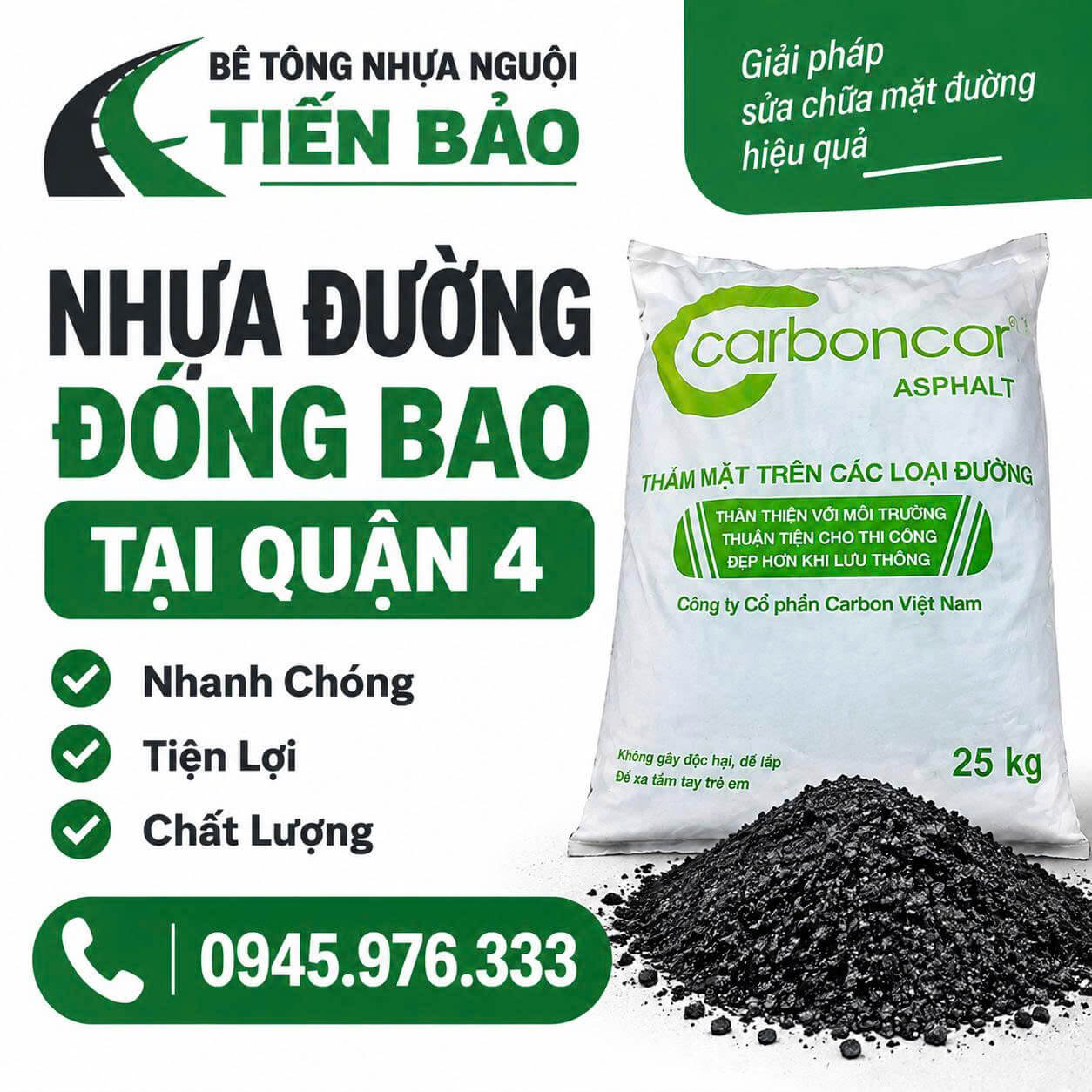 Nhựa Đường Đóng Bao ở tại Quận 4
