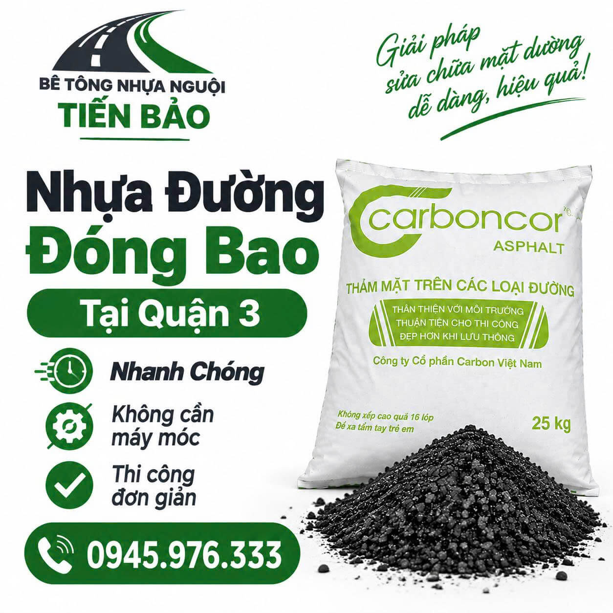 bê tông nhựa nguội tiến bảo