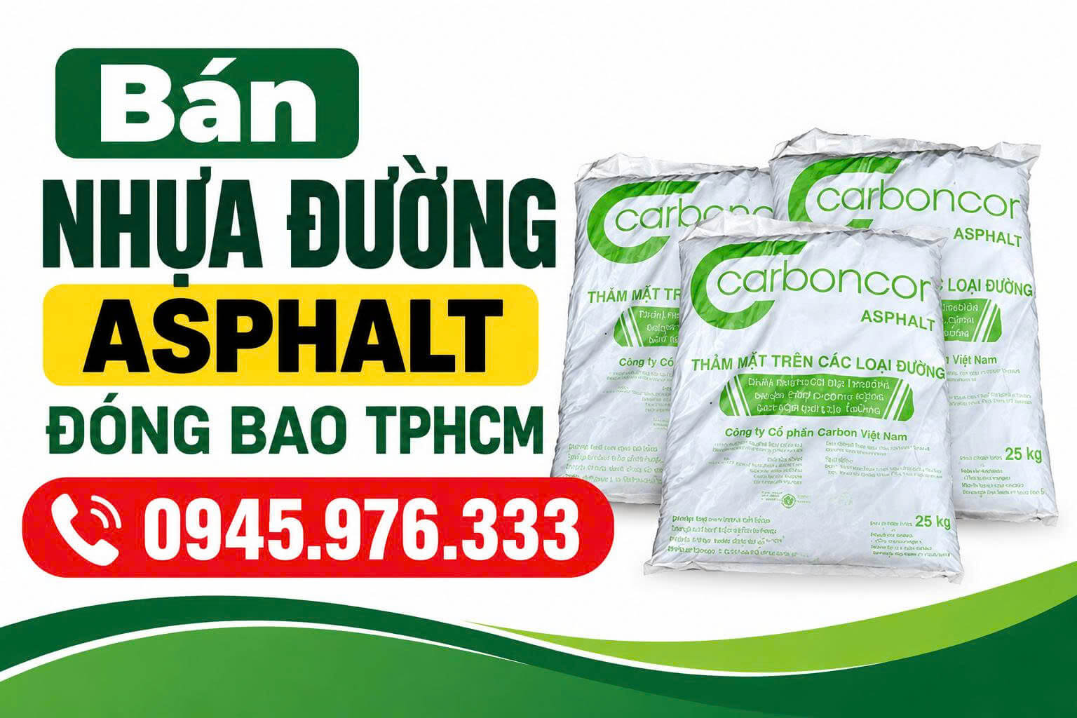 Bán Nhựa Đường Asphalt Đóng Bao Tại TPHCM