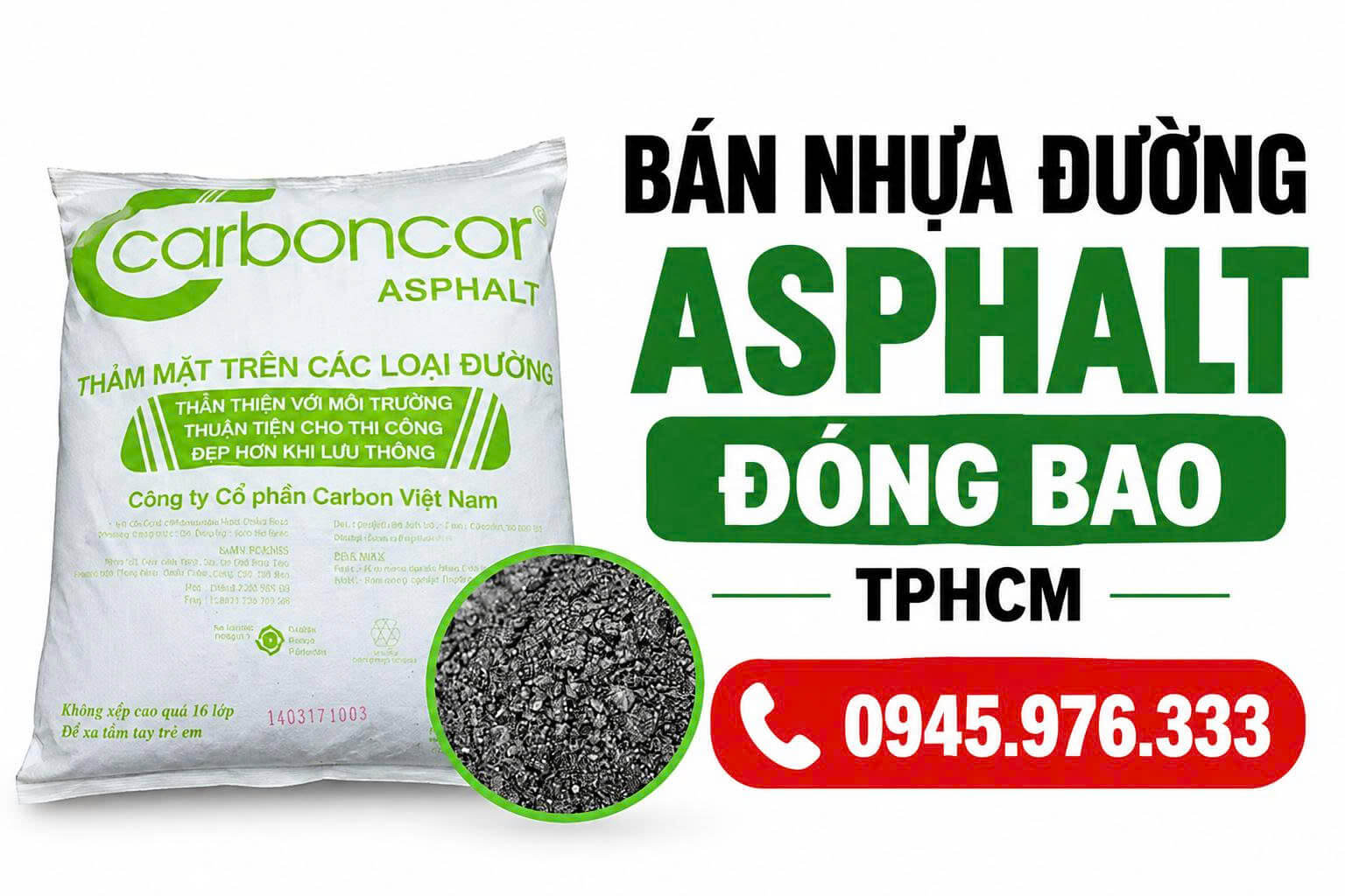 Bán Nhựa Đường Asphalt Đóng Bao