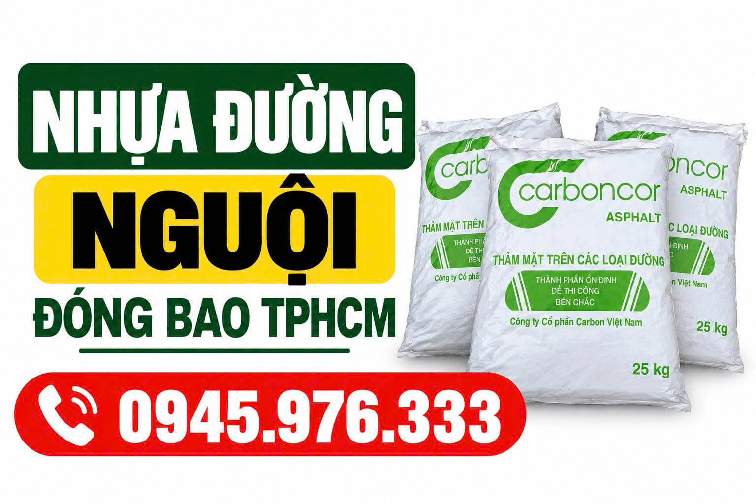 Nhựa Đường Nguội Đóng Bao TPHCM