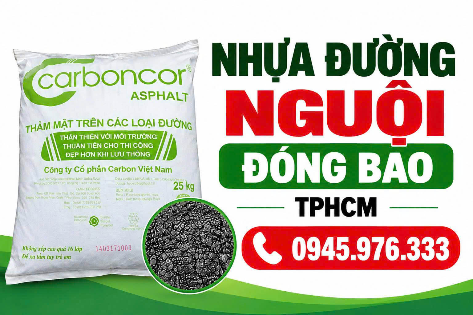 Nhựa Đường Nguội Đóng Bao Tại TPHCM