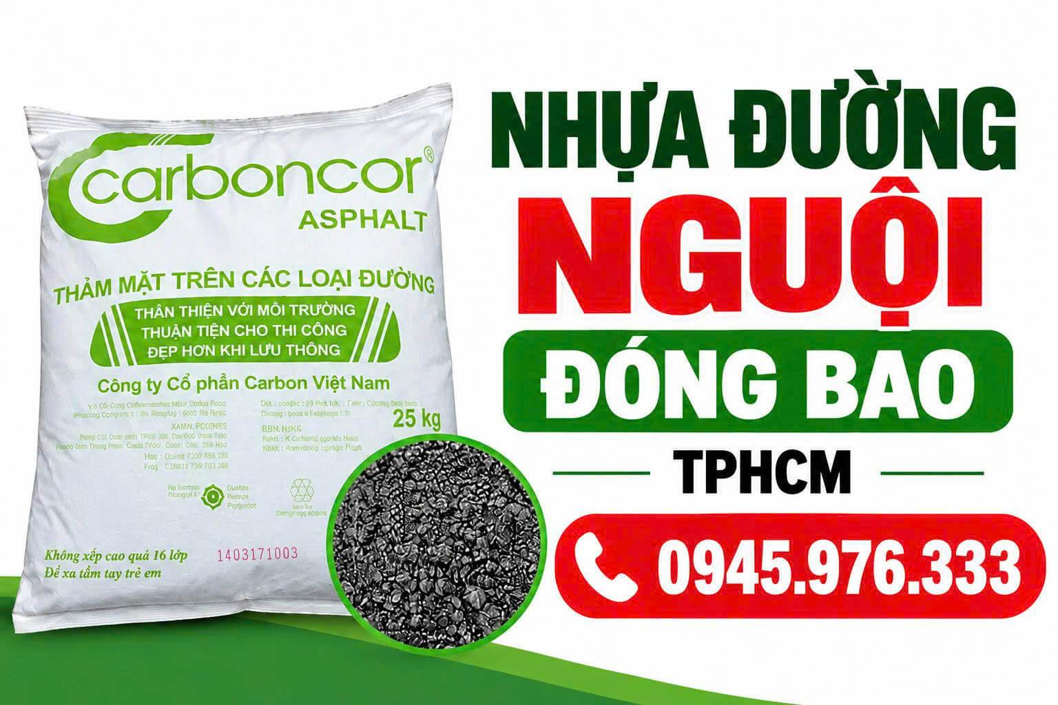 Nhựa Đường Nguội Đóng Bao